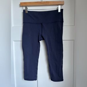 Lululemon Leggings with Mesh Panel